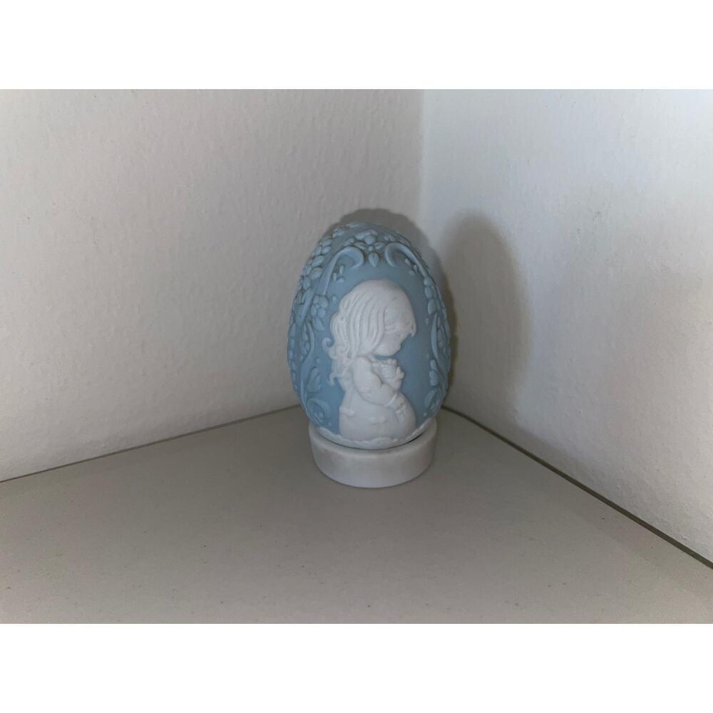 Precious Moments Figurine "Wait Patiently Upon The‎ Lord" 3" 1996 Enesco